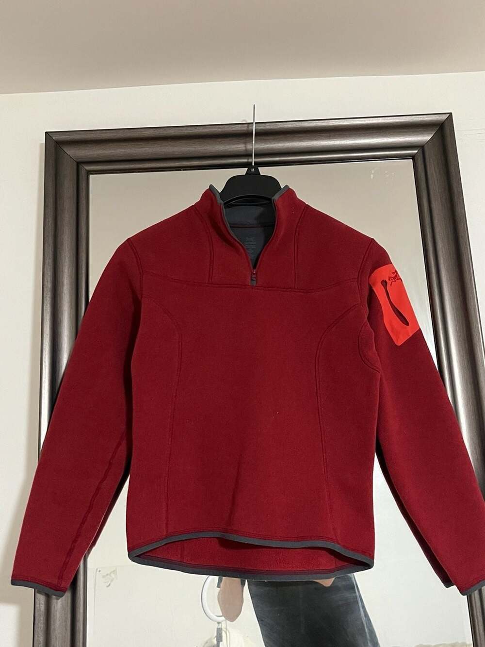 Arc'teryx Polartec 1/2 Zip Fleece Sweatshirt Red
